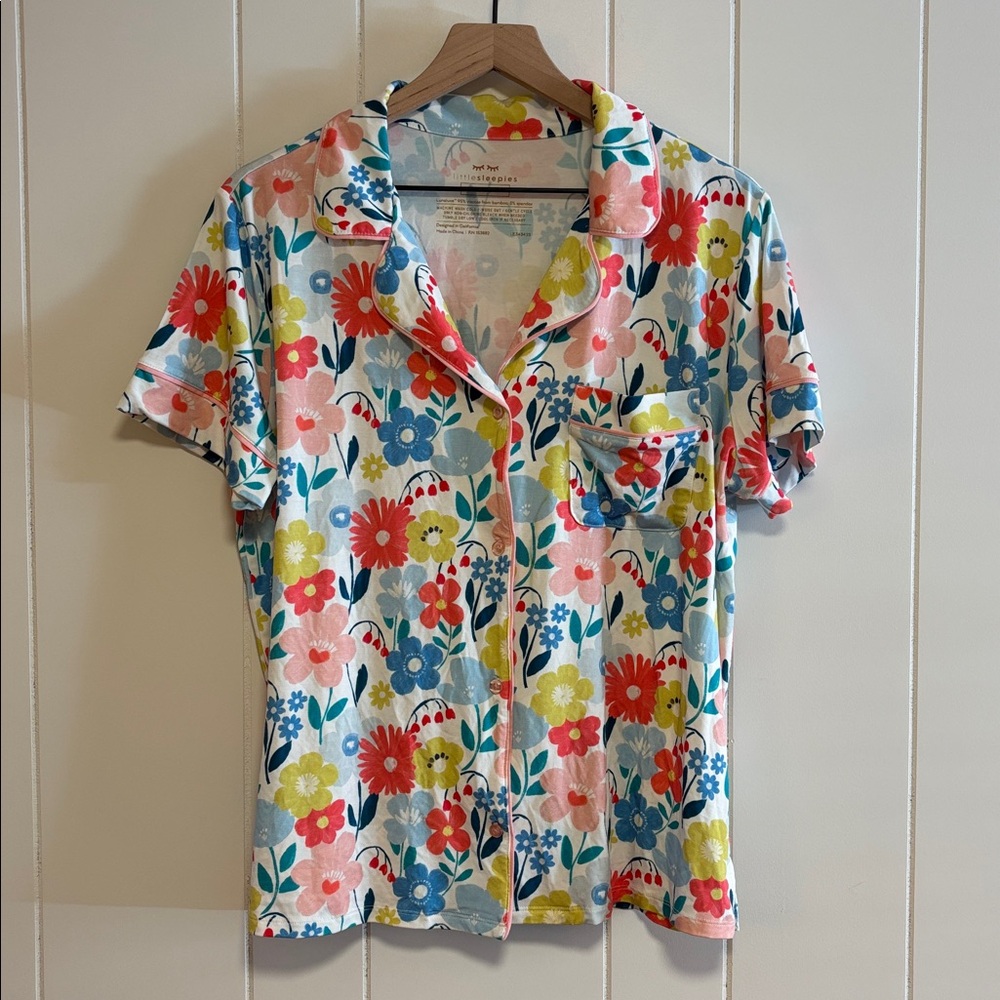 Little Sleepies Floral Shirt ONLY